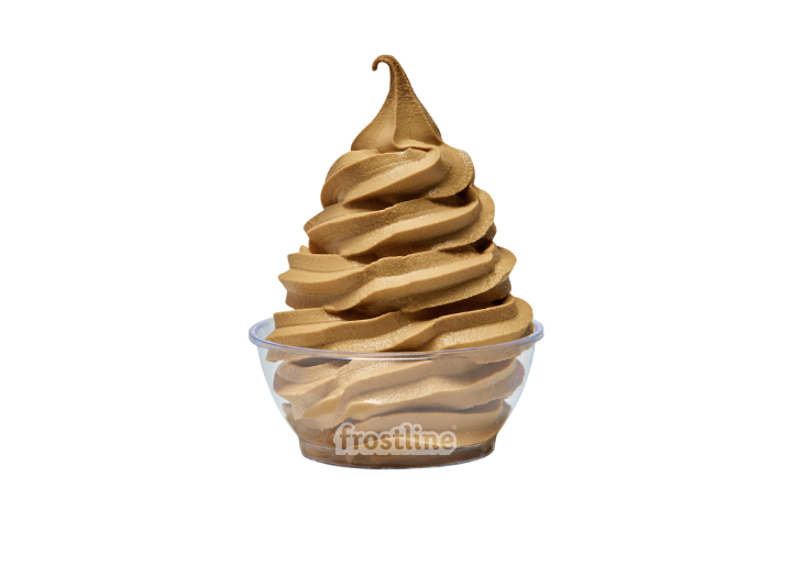 Mélange pour préparation de glaces molles à saveur de caramel salé Frostline®, aromatisé artificiellement
